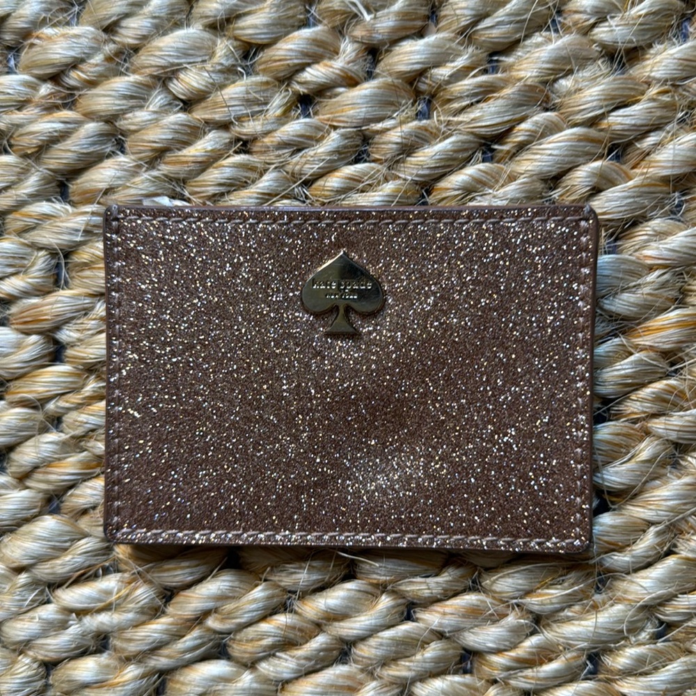 Kate Spade Glitter Card Holder